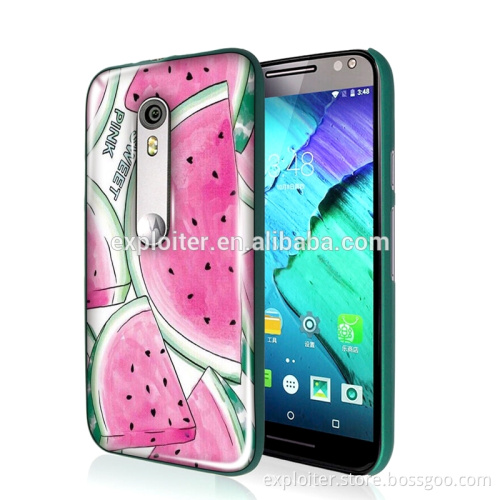 Ultra-thin soft epoxy design phone cover for moto g 3 cover